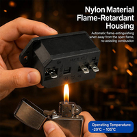 Module d'entrée d'alimentation IEC C14 plaqué cuivre pur 10A 250V avec interrupteur à bascule LED rouge, porte-fusible, montage sur panneau CE