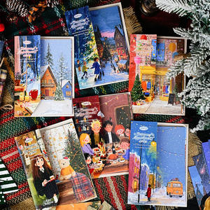 Paquete de 20 Hojas de Papel para Scrapbooking, Serie de Fechas Navideñas, Papel con Temática Navideña para Diario, Collage y Manualidades - Product Image 1