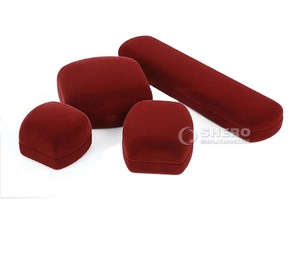 Reliable Velvet Jewelry Box with Replaceable Insert for Luxury Diamond Jewelry for Custom Logo for Bulk Order Supply - Product Image 1