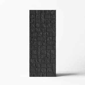 Thiết kế mới thời trang 3D Tường Gạch gạch nghệ thuật thiết kế sợi xi măng tường bê tông Bảng điều khiển - Product Image 1