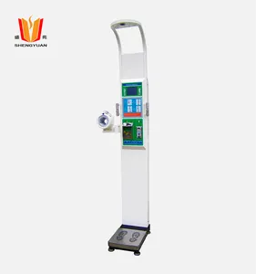 Weight And Height Measuring Scale New Accuracy Digital Ultrasonic Coin Operated Height And Weight Bmi Scale Measurement Body Scale