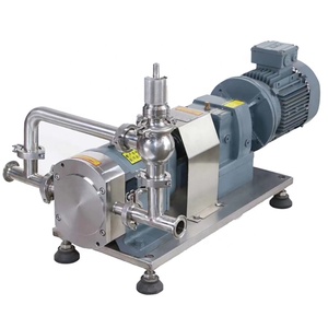 Stainless Steel Hot <b>Water</b> Chocolate Deliver Transfer Rotary Lobe <b>Pump</b> - Product Image 2