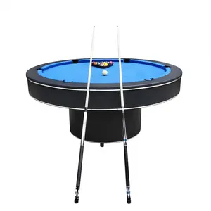 Cina Factory Outlet Permainan Dalam Ruangan Olahraga Dalam Ruangan Amerika Sembilan Bola Lingkaran Bulat Meja Billiard untuk Dijual