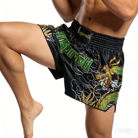 Celana Muay Thai Satin Custom Print - Celana Muay Thai Fairtex dengan Nama Pribadi