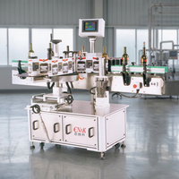 Machine d'étiquetage automatique de haute qualité, facile à utiliser, pour bouteilles en verre et en plastique, boîtes, avec étiquettes autocollantes