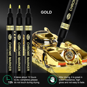 Metalik krom boya kalemi Premium krom kalıcı ayna krom işaretleme kalemleri Anti Fade mürekkep ile - Product Image 4