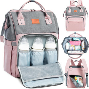 <span class=keywords><strong>Sac</strong></span> à dos élégant multifonctionnel imperméable pour couches pour bébé Grand <span class=keywords><strong>sac</strong></span> à couches en nylon Motif d'impression personnalisé pour les voyages de maman et <span class=keywords><strong>papa</strong></span> - Product Image 1