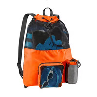 Sac à dos en maille à cordon de serrage, modèle sport décontracté, imperméable, grand format, idéal pour le voyage, personnalisable avec logo – Meilleures ventes direct usine