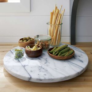 Mármol Premium Lazy Susan para un fácil almacenamiento en la cocina - Product Image 6