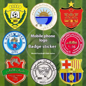 Fußball-Meister-Awards Metall-Team-Logo Handy-Aufkleber & Abzeichen Langlebig Großpackung für Fan-Artikel & Zeremonien - Product Image 3