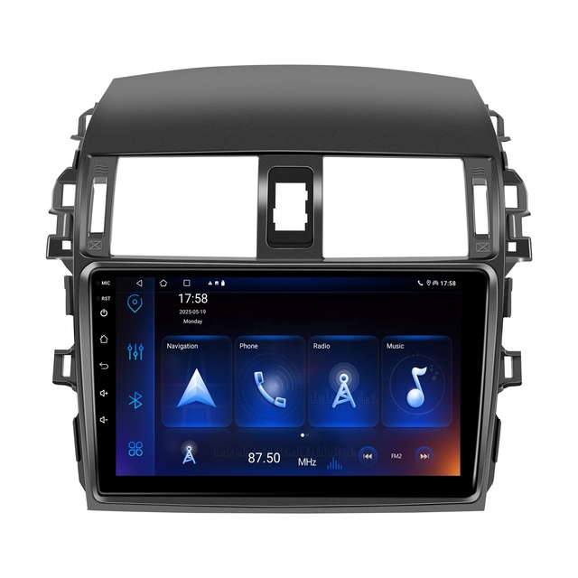 For Toyota Corolla 2009-2013 Radio Headunit Double Din 4core Android Car Stereo Gps Navigation Carplay Car Player Support JBL