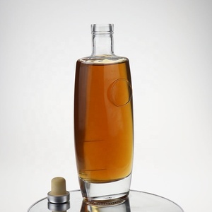 Botella de cristal personalizada de alta calidad, botella de licor de lujo para Whisky, <span class=keywords><strong>Bourbon</strong></span>, <span class=keywords><strong>Gin</strong></span>, 100ml, 200ml, 500ml, 750ml - Product Image 3