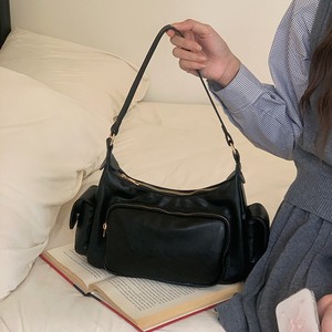 Bolso Bandolera Cuadrado Horizontal Negro para Mujer, Cierre de Cremallera, Portátil, para Uso Diario, Primavera 2025 - Product Image 2