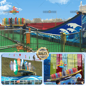 Surfe vers le haut des attractions populaires d'équipement extérieur de parc d'attractions avec la fibre de verre et l'acier épaissis - Product Image 5