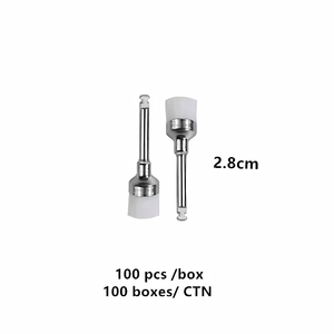 Brosses de polissage <span class=keywords><strong>dentaire</strong></span> blanches en nylon jetables, 100 pièces/boîte, brosse à dents - Product Image 5