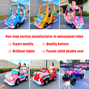 Auto a Batteria per Bambini a Forma di Cuore con Musica e Radar per Centri Commerciali - Product Image 4
