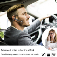 Micro-casque sans fil 525 à réduction de bruit active, mains libres, mono, pour affaires et extérieur, avec boîtier de charge