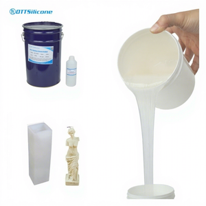 Échantillon <span class=keywords><strong>gratuit</strong></span> 10 Shore A Caoutchouc de silicone pour la fabrication de bougie moule liquide RTV-2 caoutchouc de silicone - Product Image 1