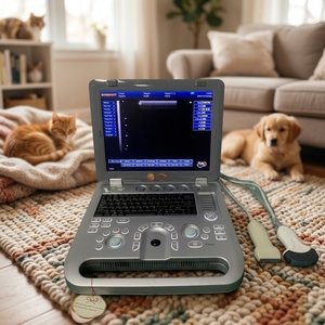 Appareil d'échographie portable pour animaux SUN-800D, appareil d'échographie noir et blanc pour hôpital, cardiaco-vasculaire - Product Image 1