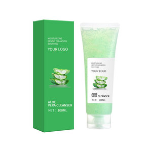 Gel Limpiador Facial Exfoliante Suave e Hidratante <span class=keywords><strong>de</strong></span> Marca Privada OEM, con Exfoliante <span class=keywords><strong>de</strong></span> <span class=keywords><strong>Aloe</strong></span> Vera <span class=keywords><strong>de</strong></span> <span class=keywords><strong>Barbados</strong></span> - Product Image 1