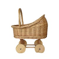 Panier de fleurs de petite taille pour poussette, arrangement floral pour la Saint-Valentin, la fête des mères, pour filles, comme cadeau