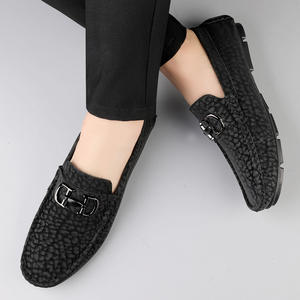 Mocasines Cómodos de Corte Bajo a la Moda, Zapatos de Cuero Suave de Marca para Negocios, Zapatos Planos de Calidad para Caminar y Conducir para Hombre - Product Image 2