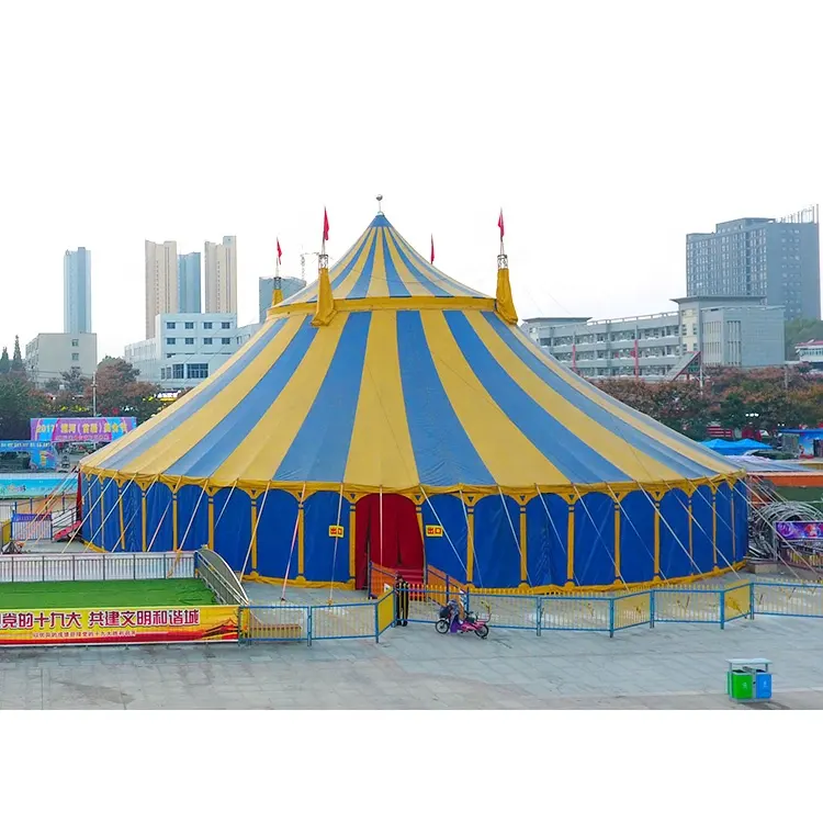 Цирковая круглая палатка, 30 м, палатки с покрытием из ПВХ для наружного события