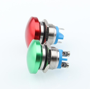Interruptor de botón metálico tipo hongo, interruptor de botón metálico, interruptor tipo paraguas, botón grande, interruptor impermeable - Product Image 5