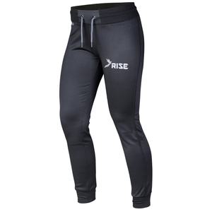 Pantalones Deportivos de Cintura Alta para Mujer, Personalizados, Negros, de Alta Calidad, de Poliéster Grueso y Resistente - Product Image 1