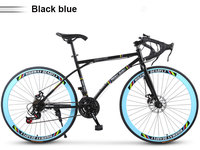 Vélo de route 21 vitesses entièrement en carbone 700c, VTT, vélo de montagne, double frein à disque, vélo de route, Bicicleta, pneus colorés
