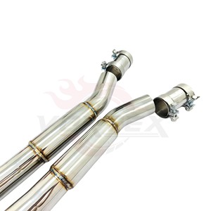Tubo de escape intermedio Vortex SS304 compatible con BMW X3M Competition F97 X4M F98 3.0T Performance Racing Pipe - Product Image 6