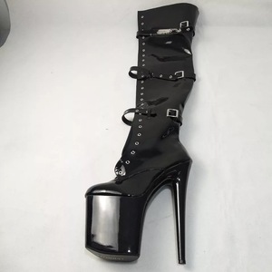 Night Club Pole Dance Large Size Platform Trendy Long Thigh High <b>Boots</b> Stripper Shoes - Product Image 6