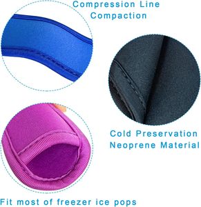 8 Fundas Aislantes de Neopreno para Helados, Bolsas para Helados, Fundas Reutilizables y Lavables para Helados para Niños - Product Image 3