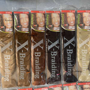 Estensioni per Capelli Yaki Ombre Pre-Stirate all'Ingrosso, Fibra Resistente al Calore, Texture Naturale per Donne di Colore - Product Image 2