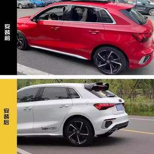 Alerón de Techo Trasero para <span class=keywords><strong>Audi</strong></span> <span class=keywords><strong>A3</strong></span> <span class=keywords><strong>S</strong></span> <span class=keywords><strong>Line</strong></span> 8V <span class=keywords><strong>Hatchback</strong></span> 5 Puertas 2014 - 2020 Plástico ABS Spoiler Aleta de Maletero - Product Image 4