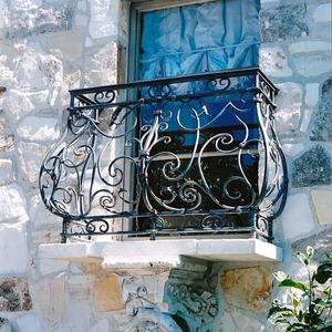 2025 nóng bán sắt rèn ban công lan can Antique ngoài trời trang trí Trung Quốc featuring nhôm thép vật liệu đá cho trong nhà - Product Image 5