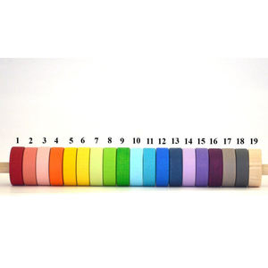 Jouet pour bébé en bois de hêtre non fini, <span class=keywords><strong>hochet</strong></span> à roulettes <span class=keywords><strong>Montessori</strong></span> LM KIDS, <span class=keywords><strong>hochet</strong></span> à clochettes - Product Image 5