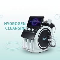 Máquina de Belleza 2026 con Solución Gratuita para Limpieza Facial, Cuidado de la Piel, Microdermoabrasión, Aqua Peel, Limpieza e Hidratación con Hidrógeno, Eliminación de Puntos Negros