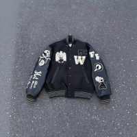 Veste d'hiver unisexe classique en toile à simple boutonnage, style streetwear, tendance, décontractée, polyvalente, motif uni