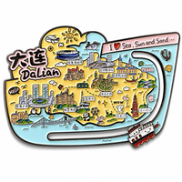 Aimant de réfrigérateur personnalisé Perfection Création d'un souvenir de voyage unique Cadeaux culturels et créatifs mémorables Aimant en émail