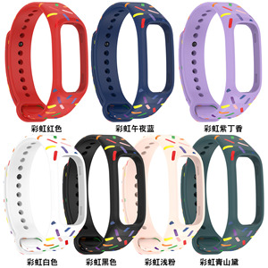สายนาฬิกา <span class=keywords><strong>OPPO</strong></span> <span class=keywords><strong>Band1</strong></span>สมาร์ทสร้อยข้อมือพิมพ์ลายรุ้งซิลิโคนสายรัดข้อมืออะไหล่ - Product Image 3