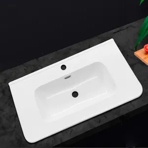 Series basin counter top board vanity unit new lavabo Mat finish lavabo sanitary tile ceramic vessel square hand wash sink