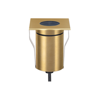 Lampu Dek LED Aluminium IP67 AC/DC Persegi untuk Taman & Halaman Luar Ruangan, Pemasangan Tersembunyi yang Dapat Dilepas