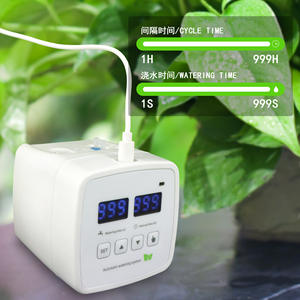 Système d'irrigation goutte à goutte intelligent à minuterie pour plantes en pot et succulentes, arrosage automatique extérieur avec minuterie numérique - Product Image 2