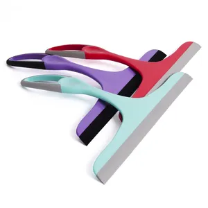 Factory customized color PP material multifunctional window cleaning squeegee bathroom scraper