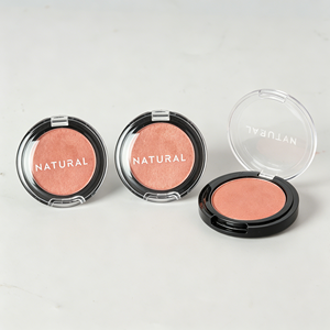 Custom Shimmer Glitter Blush Powder Silky Smooth Fine Blush High Pigment Beauty Blusher Cosmetics Wholesale - Product Image 6