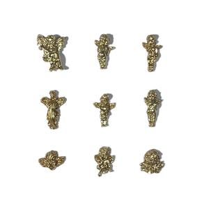 20 pz/borsa Decorazioni Unghie Barocche in Rilievo, Gioielli 3D in Resina con Perle Bianche, Charms Unghie Angelo Cupido - Product Image 5