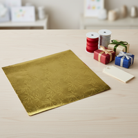 Handgefertigtes Metallisiertes Schneidepapier Beschichtetes Einseitig Geprägtes Logo Bedrucktes Kraftpapier Laminiert mit Folienrückseite