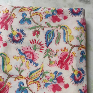Cao Cấp Tay Khối Bông Vải Mughal In Cotton Handmade Vải Truyền Thống In May Vải Trong Giá Bán Buôn - Product Image 1