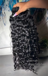 <span class=keywords><strong>Cheveux</strong></span> humains bruts vietnamiens de haute qualité, sans perte de <span class=keywords><strong>cheveux</strong></span>, <span class=keywords><strong>cheveux</strong></span> indiens <span class=keywords><strong>bouclés</strong></span> bruts, ondulations profondes naturelles, produits en gros en vrac - Product Image 6